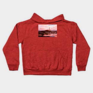 Pink and Blue at St Mary's Island Kids Hoodie